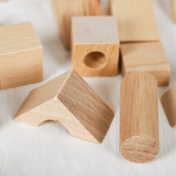 Конструктор деревянный «Строительный набор №3», 90 деталей