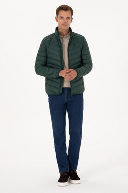 Erkek Koyu Ye_il Mont Sepette S_rpriz _ndirim