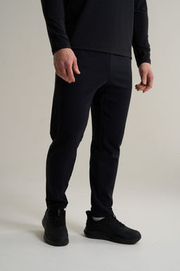 Брюки трикотажные утепленные Черный ANTA RUNNING Knit Track Pants фото 3