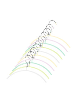 VAL KH-L33S10 Вешалка мет., 33*17.5*1.2 см, набор 10 шт., б/перекл., с крючком д/экон. места, цвет., шт - Valiant фото 6