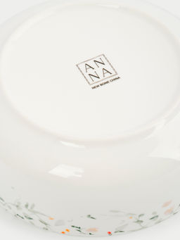 Салатник, 16х6 см, 700 мл, фарфор N, белый, Цветы и листья, Primrose - Anna lafarg фото 6