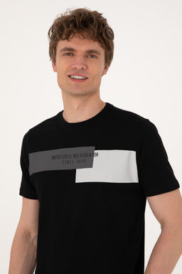 Erkek Regular Fit Bisiklet Yaka Siyah Ti__rt Sepette S_rpriz _ndirim - U.s. polo assn фото 9