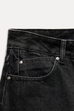 Z1975 SELVEDGE STRAIGHT-LEG MID-WAIST JEANS - Zara фото 8