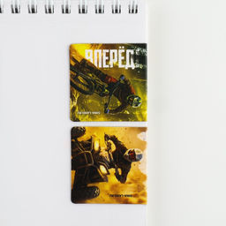 Подарочный набор, блокнот и магнитные закладки 2 шт. Никогда не сдавайся - Artfox фото 6