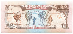 20 шиллингов 1996 года Сомалиленд