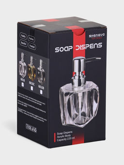 Дозатор для мыла «Хрусталь», 220 мл, пластик