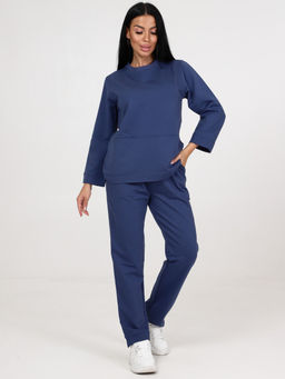 2305 ЖЕНСКИЙ КОСТЮМ (Индиго) - А-дина фото 3