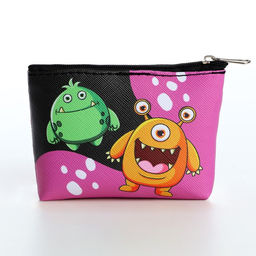 Цена за 5 шт. Кошелёк детский для мальчика «Добрые монстрики», МИКС
