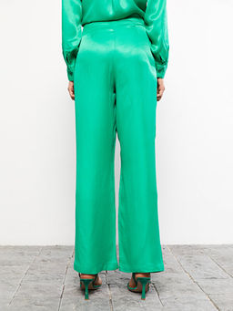 Rahat Kal?p D?z Saten Kad?n Pantolon