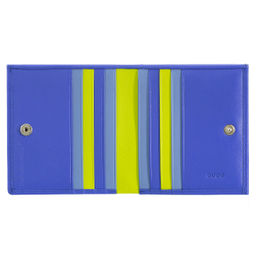 Итальянский кожаный кошелек DuDu серии Flavio | васильковый - Dudubags фото 2
