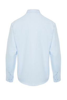TRENDYOL MAN Lacivert Slim Fit Nak?sl? Kolay Utulenebilir Smart Gomlek TMNSS24GO00062 - Trendyolmilla фото 11