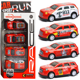 Набор машин "Большой заезд" в коробке