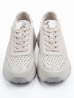 03-A1017-2A LT. BEIGE Кроссовки женские (натуральная кожа)