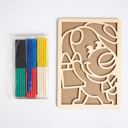 Пластилиновые картинки Щенок - Лесная мастерская фото 3