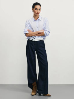 Джинсы wide leg с высокой посадкой / Zarina фото 5