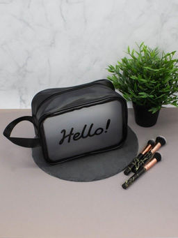 Косметичка "Hello", black (18х25х11 см)