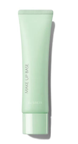 База под макияж для корректировки тона лица THE SAEM Saemmul Airy Cotton Make Up Base 01 Green (Зеленая), 30ml