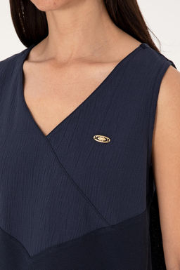 Kad_n Lacivert Ti__rt Sepette S_rpriz _ndirim - U.s. polo assn фото 7