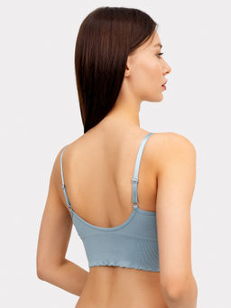 Топ женский серо-зеленый серо -зеленый 422701 - Mark formelle фото 2