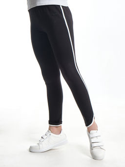 Леггинсы спортивные черные UD 7676 черный - Mini maxi фото 3