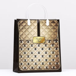 Цена за 10 шт. Пакет «Стиль», мягкий пластик, 26×23 см, 110 мкм