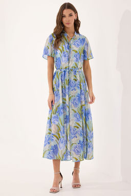 Платье LYUSHe 4062 голубой