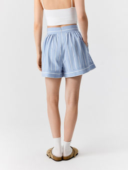 CONCEPT CLUB / Шорты жен. Austa_shorts синяя полоска  фото 2