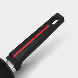 Сковорода Magistro Flame, d=28 см, h=5 см, кованый алюминий, ручка soft-touch, антипригарное покрытие, индукция, чёрная фото 4