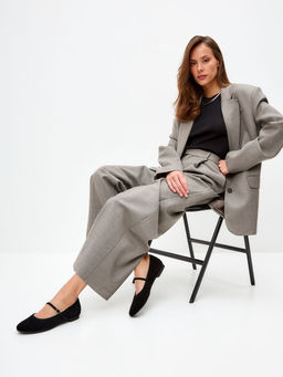 25502101054, Балетки женские, ARGO Натуральная замша  фото 4