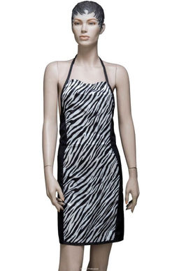 Dewal Фартук мастера для стрижки Зебра, 70 х 82 см, полиэстер, разноцветный