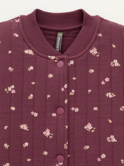 КР 302574/бордовый 1411 Н068.1 к651 жакет (бомбер) для дев - Crockid фото 5