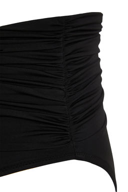 Siyah Toparlay?c? Yuksek Bel Regular Bikini Alt? TBESS24BA00144