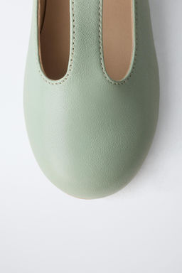 T-BAR LEATHER BALLET FLATS LIMITED EDITION - Zara фото 6
