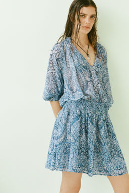 Vestido t?nica oversize - H&m фото 7