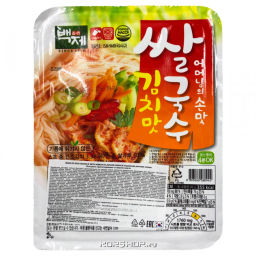 Корейская рисовая лапша б/п со вкусом Кимчи Бэкче/Baekje, Корея, 92 г Акция