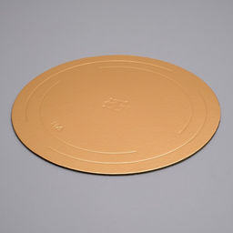 Цена за 5 шт. Подложка усиленная, 28 см, золото-черный, 3.2 мм