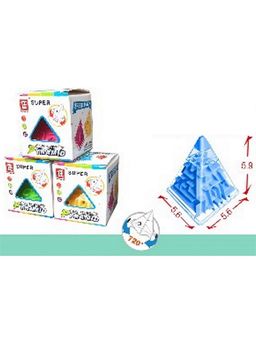 Цена за 2 шт. Головоломка "Лабиринт" 5,6*5,9см в пирамиде (Y14494006) в коробке