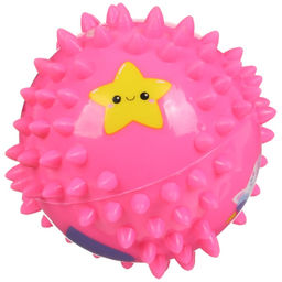 Развивающий тактильный мячик Крошка Я «Принцесса», ø9 см, с пищалкой, от 6 мес.