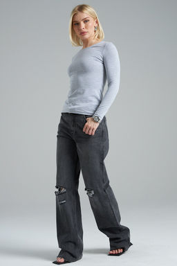 Лонгслив облегающий повседневный skims