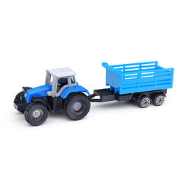 Трактор с прицепом, коробка 20х6х6см.