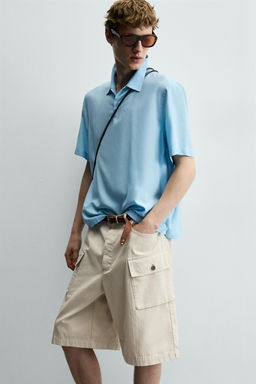 BERMUDA CARGO REGULAR FIT ESPIGA / Arena