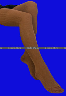 Цена за 5 шт. Ажур колготки для бабушек в рубчик 52-54 (рост 152-158)  фото 2