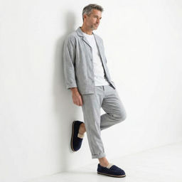 Тапочки-лоферы арт. М6/02-05 Ультрамарин - Altro фото 2