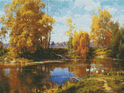 Вышивка крестиком 40х50см, Природа