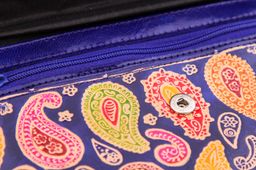 Кошелек кожа ручной принт № 101/7 - Ганг фото 3