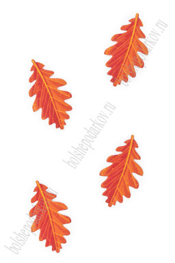 Лазерная вырубка из фетра "Листик" 5 см (10 шт) №8