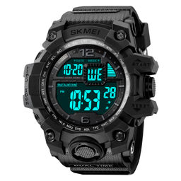 Часы наручные Skmei мужские электронные спортивные 2245black-black