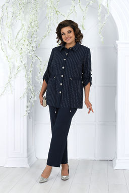 Платье Ninele 7431-Р темно-синий - Mira fashion фото 58