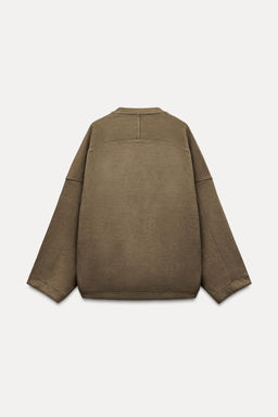 OVERSIZE SOFT SWEATSHIRT - Zara фото 5