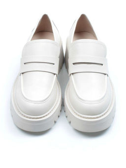 03-C1801-3 WHITE Лоферы женские (натуральная кожа)